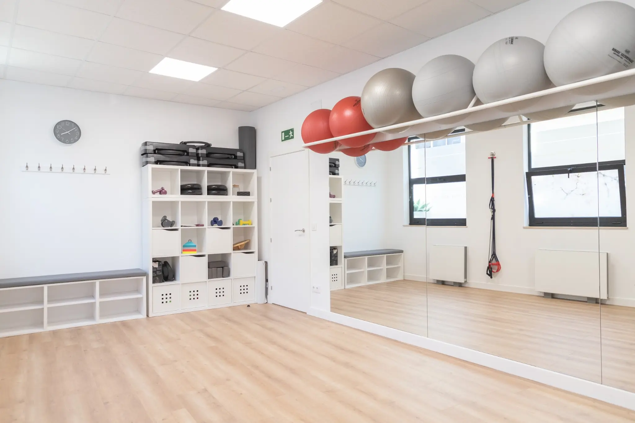 Sala de Pilates y ejercicio terapéutico de Clínica Nós Monforte